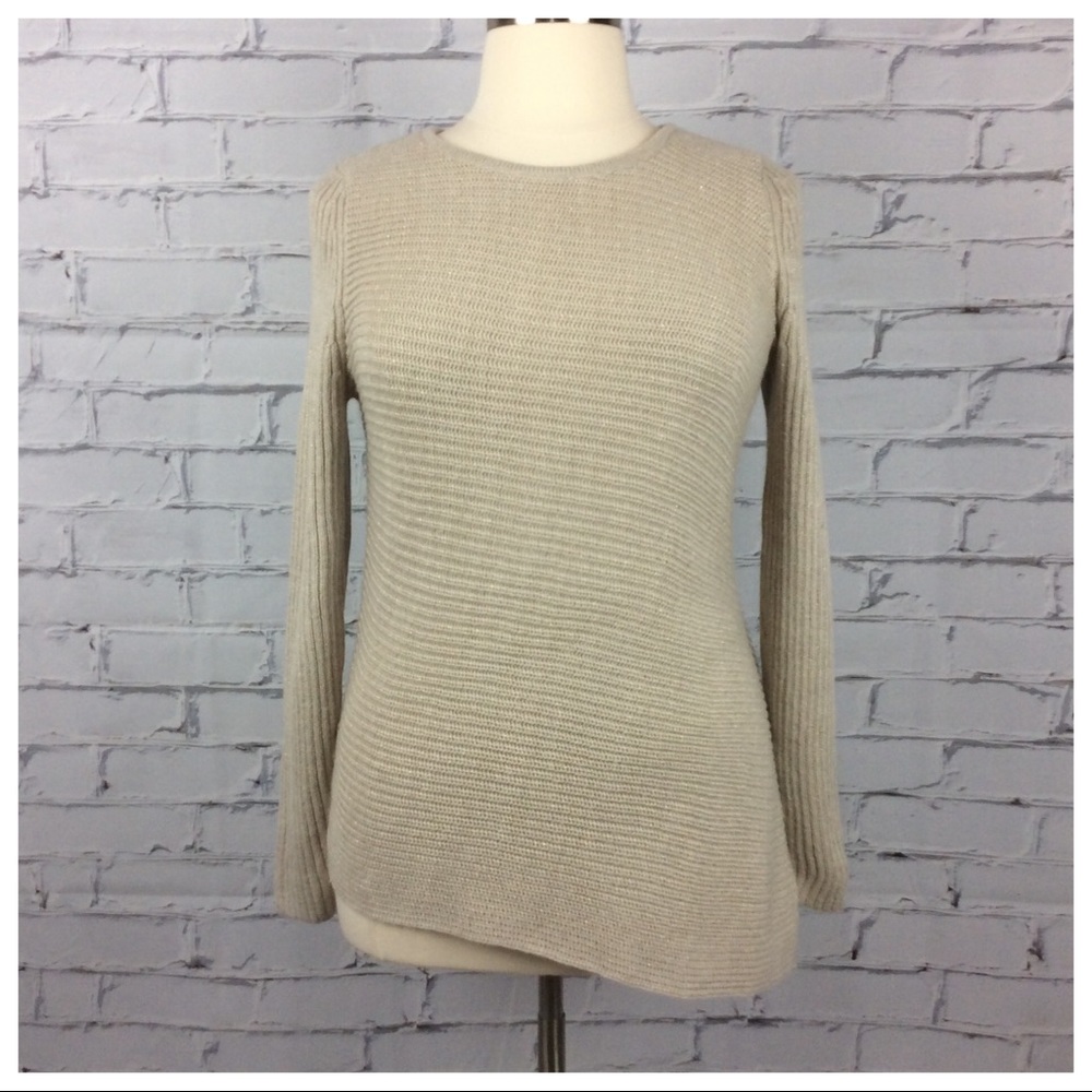 Apt.9 Textured Asymmetrical Tunic Sweater, Size L
